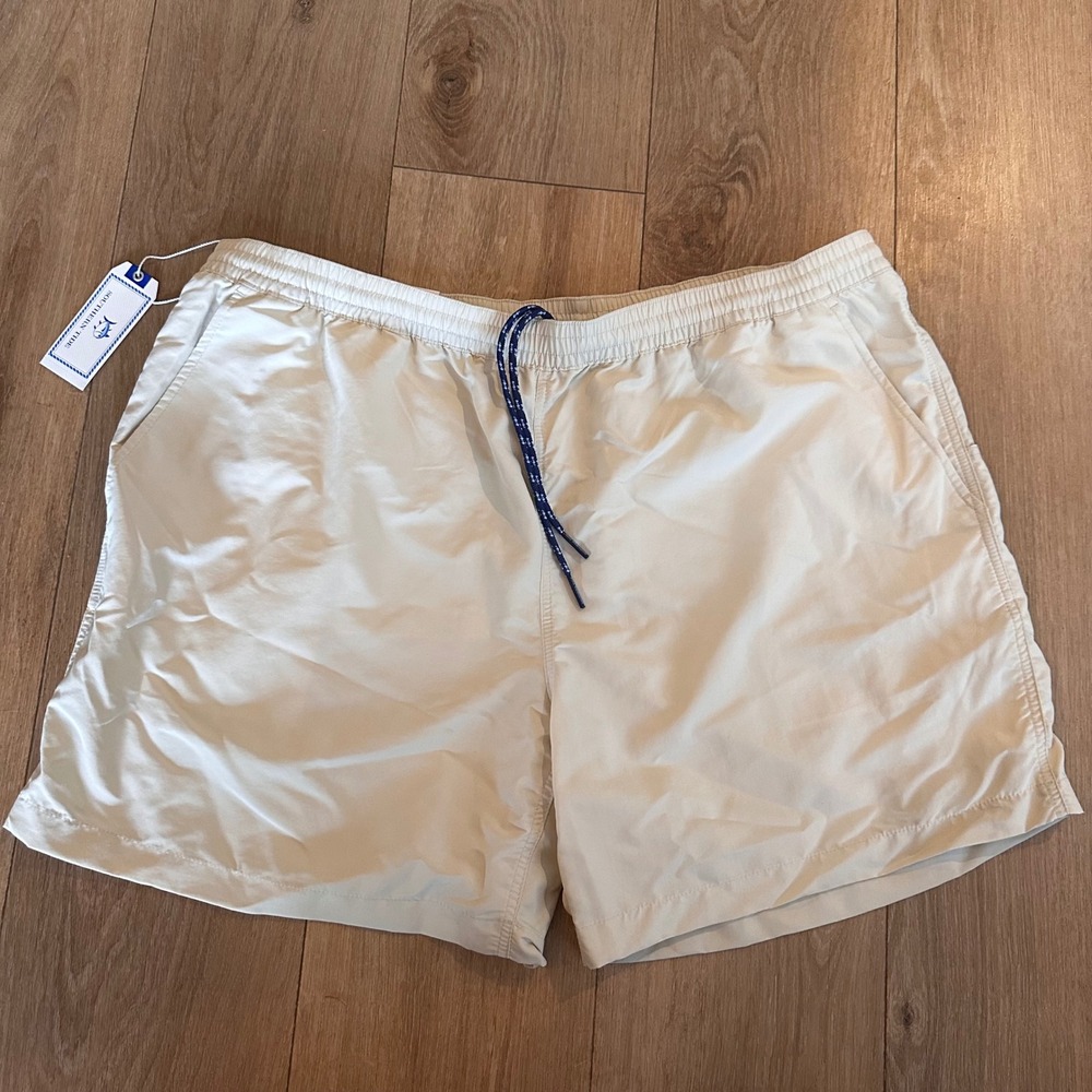 Southern Tide Shoreline Swim Trunks Stone Beige XXL 8607-1097 Mens Trunks NWT